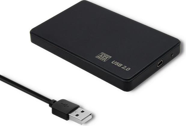 Qoltec Boîtier externe pour disque dur HDD/SSD 2,5" SATA3 USB 2.0 Noir (2.5")