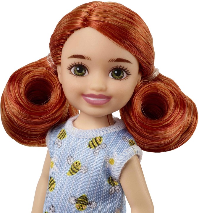 Immagine prodotto Barbie Bambola con vestito a fiori e capelli rossi