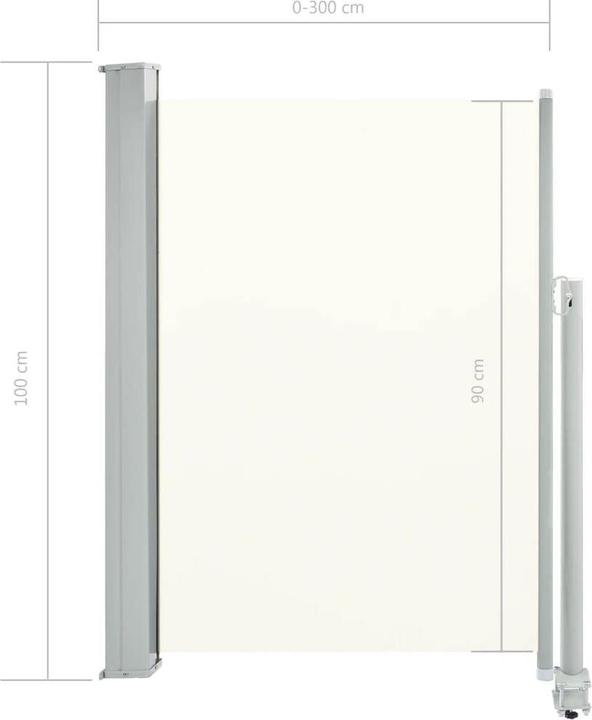 Produktbild vidaXL Seitenmarkise (3 m)