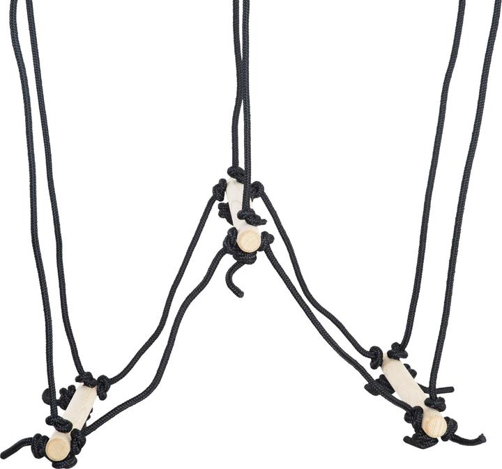 Image du produit Outsunny Échelle à crinoline pour enfants avec barreaux en bois