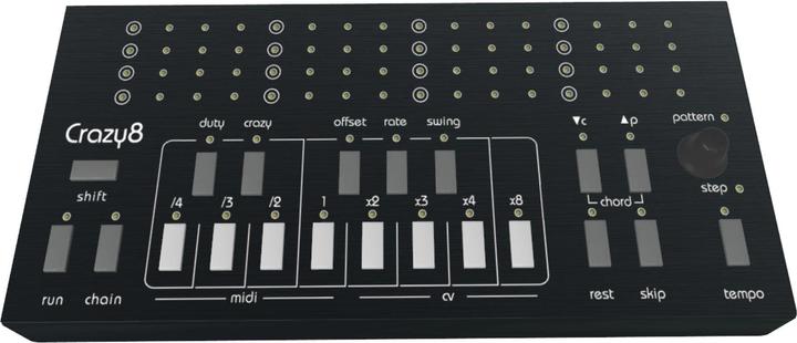 Actual product image Twisted Electrons Crazy 8 Step Sequencer
