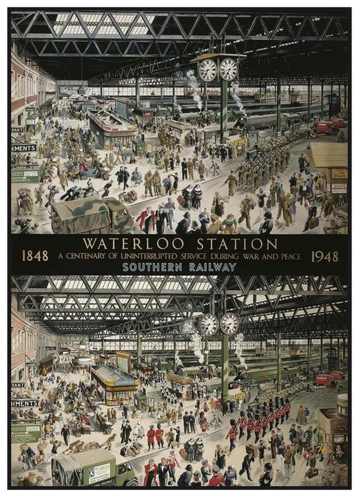 Actual product image Gibsons Puzzle 1000 Waterloo Station G3 (1000 pieces)