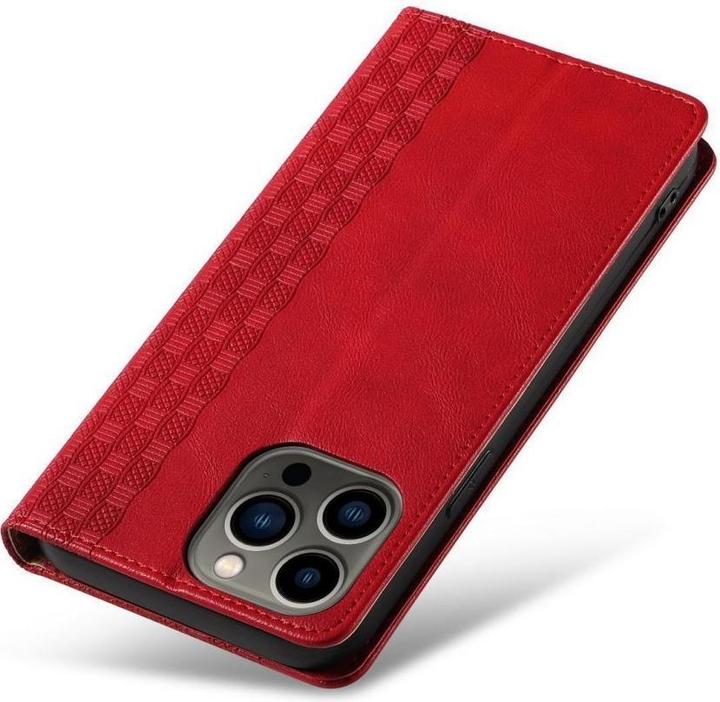 Produktbild Hurtel Magnet Strap Case für Samsung Galaxy S23+ Flip Wallet Mini Lanyard Stand rot (Samsung Galaxy S23+)