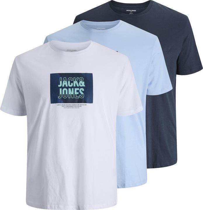 Immagine prodotto Jack & Jones Plus Size 3er-pack Gedruckt T-shirt T-shirt (4XL)