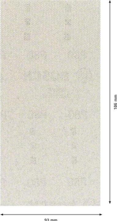 Image du produit Bosch Professional Zubehör Filet abrasif Expert M480 pour ponceuses vibrantes, 93 x186 mm, G 80, 50 pces. (80)