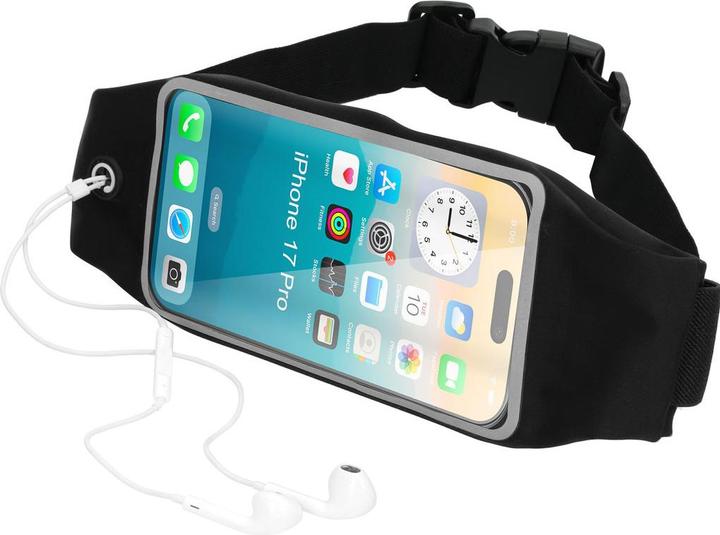 Mobiparts Comfort Fit Sport Belt Apple iPhone 17 Pro Black