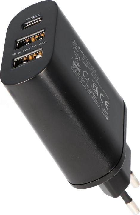 Image du produit Varta Chargeur mural 27W 2 x USB 2,4A + USB Type C 3,0A (27 W)