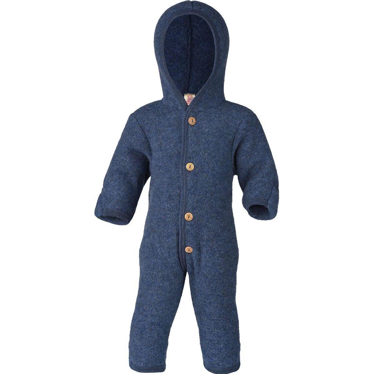 Engel Natur, Unisex, Skijacke, Fleece Overall (50, 56), Blau, 50, 56