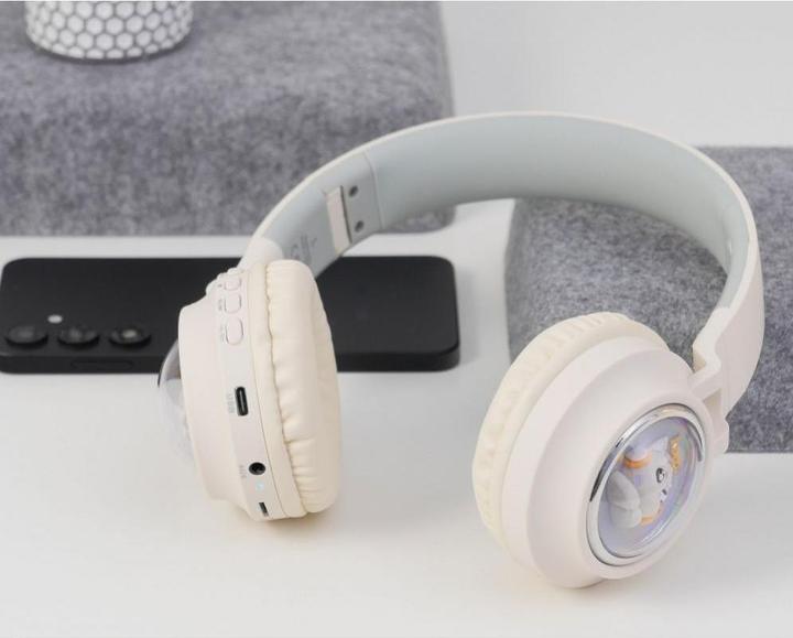 Image du produit Hoco Wireless headphones wireless headphones bluetooth W50 milky white