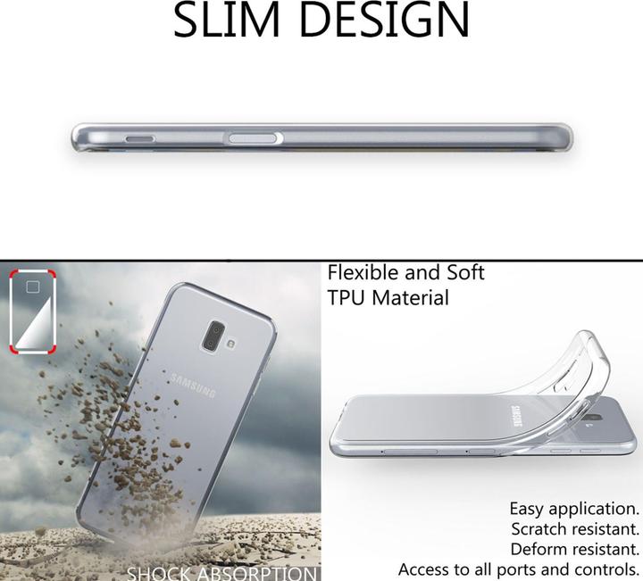 Produktbild Nalia Hülle kompatibel mit Samsung Galaxy J6 Plus (Samsung Galaxy J6+)