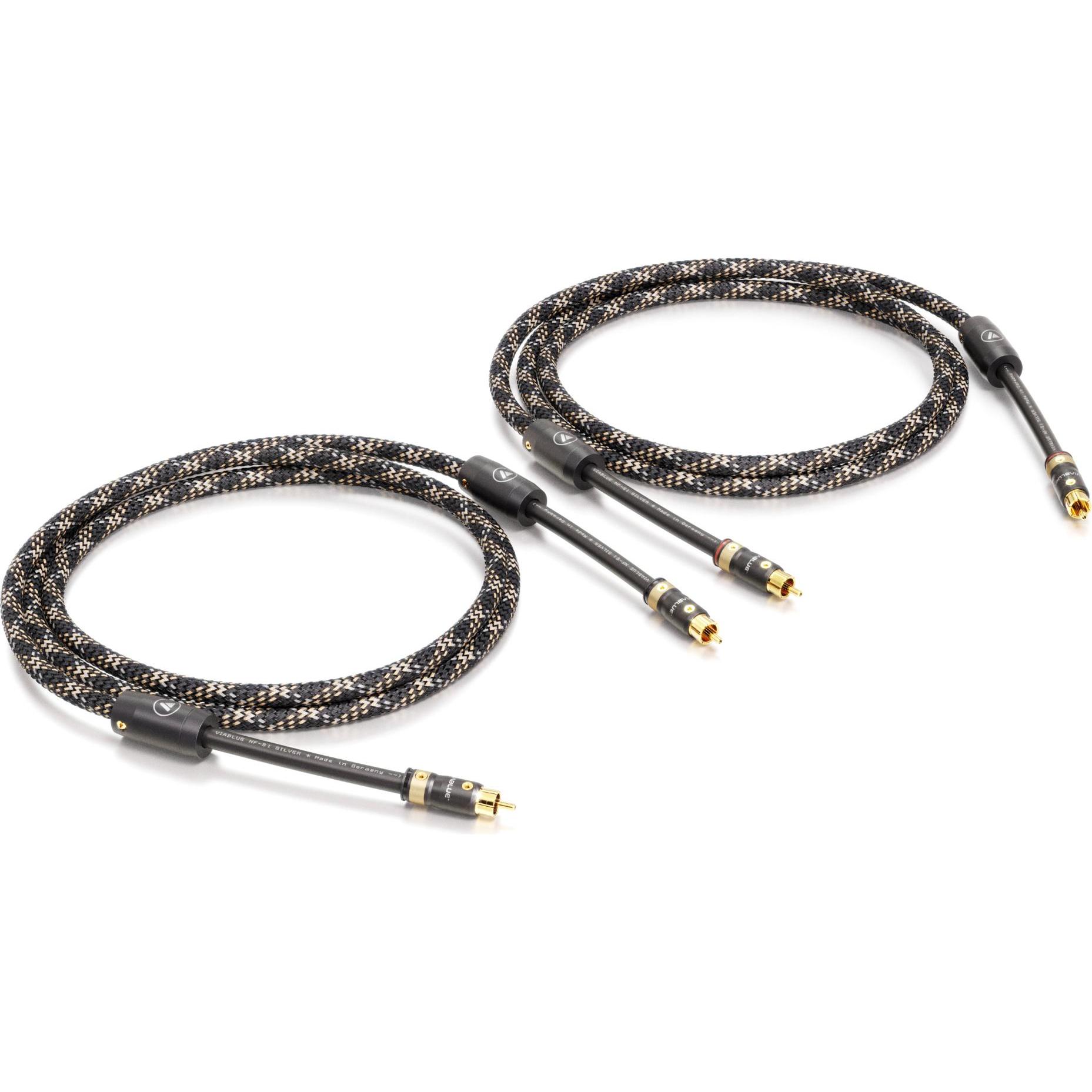 ViaBlue NF-S1 Quattro Silver RCA - T6S (2 m), Audio Kabel