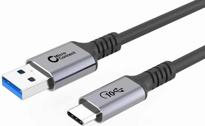 MicroConnect USB C — USB A (2 m, USB 3.1, 60 W)