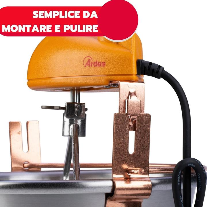 Actual product image Poly Pool Electric kettle for polenta and jam with automatic motor and bayonet connection (Pot, Stainless steel, 28 x 28.50 cm)