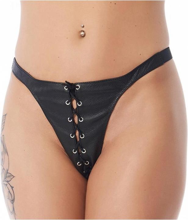 Produktbild Rimba Leder-Slip geschnürt "Katja" (S, L)