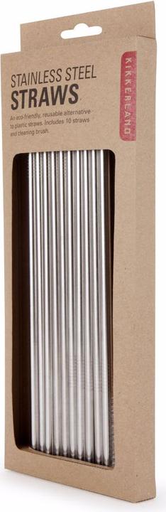 Actual product image Kikkerland Straws (10 x)