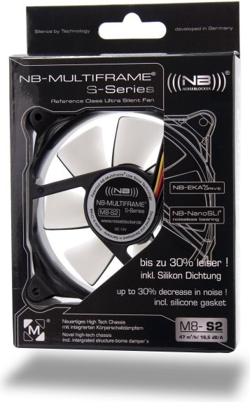 Actual product image Noiseblocker Multiframe M8-2 (80 mm, 1 x)