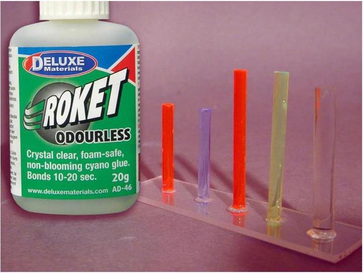 Actual product image Deluxe Materials Roket Odourless CA 20g (polystyrene) (35 g, 1100 ml)