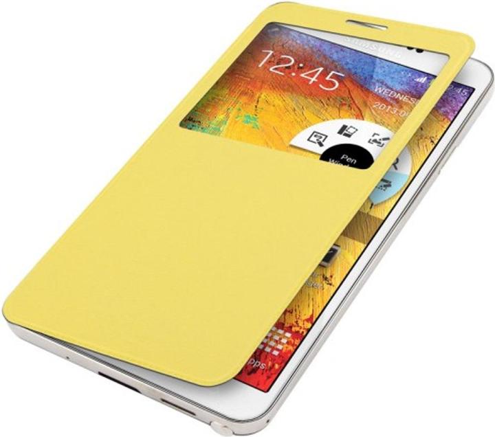 Produktbild König Design Handyhülle Tasche Flipcover mit Fenster für Samsung Note 3 / N9000 (Samsung Galaxy Note 3)