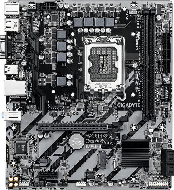 Productafbeelding Gigabyte H810M S2H (LGA 1851, Intel H810, mATX)