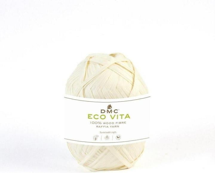 Immagine prodotto DMC Cavo filato per tessuto Eco Vita Raffia 50 g, ecrù, confezione da 50 g (100 m)