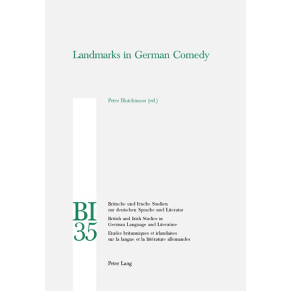 Landmarks in German Comedy, Fachbücher von Peter Hutchinson