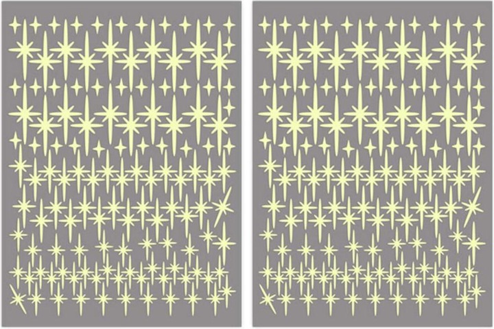 Image du produit Trenddeko Stickers lumineux Ciel étoilé romantique (21 x 28 cm)