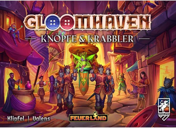 Produktbild Feuerland Gloomhaven: Knöpfe & Krabbler (Deutsch, 1 Spieler)