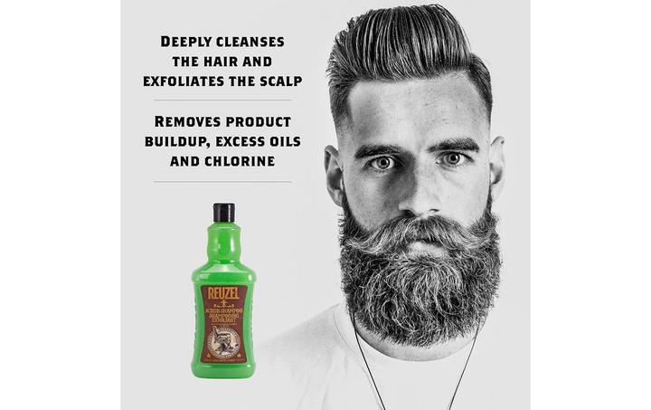 Image du produit Reuzel Scrub Shampoo (1000 ml, Shampoing liquide)