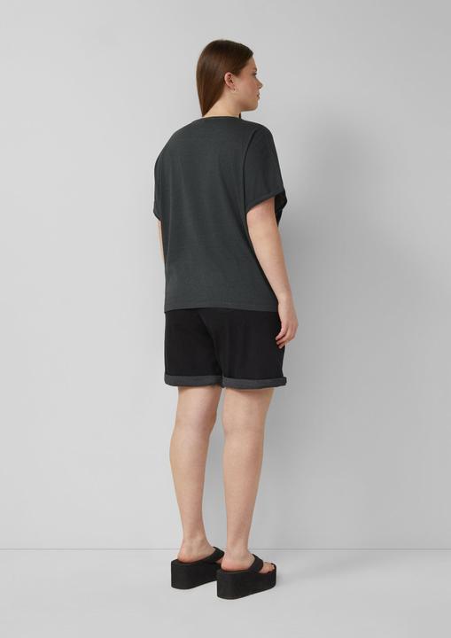 Produktbild s.Oliver Gewaschenes Oversize-Shirt mit Frontprint (46)