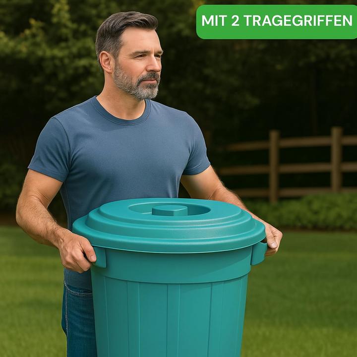 Produktbild YourCasa Mülltonne mit Deckel (100 l)
