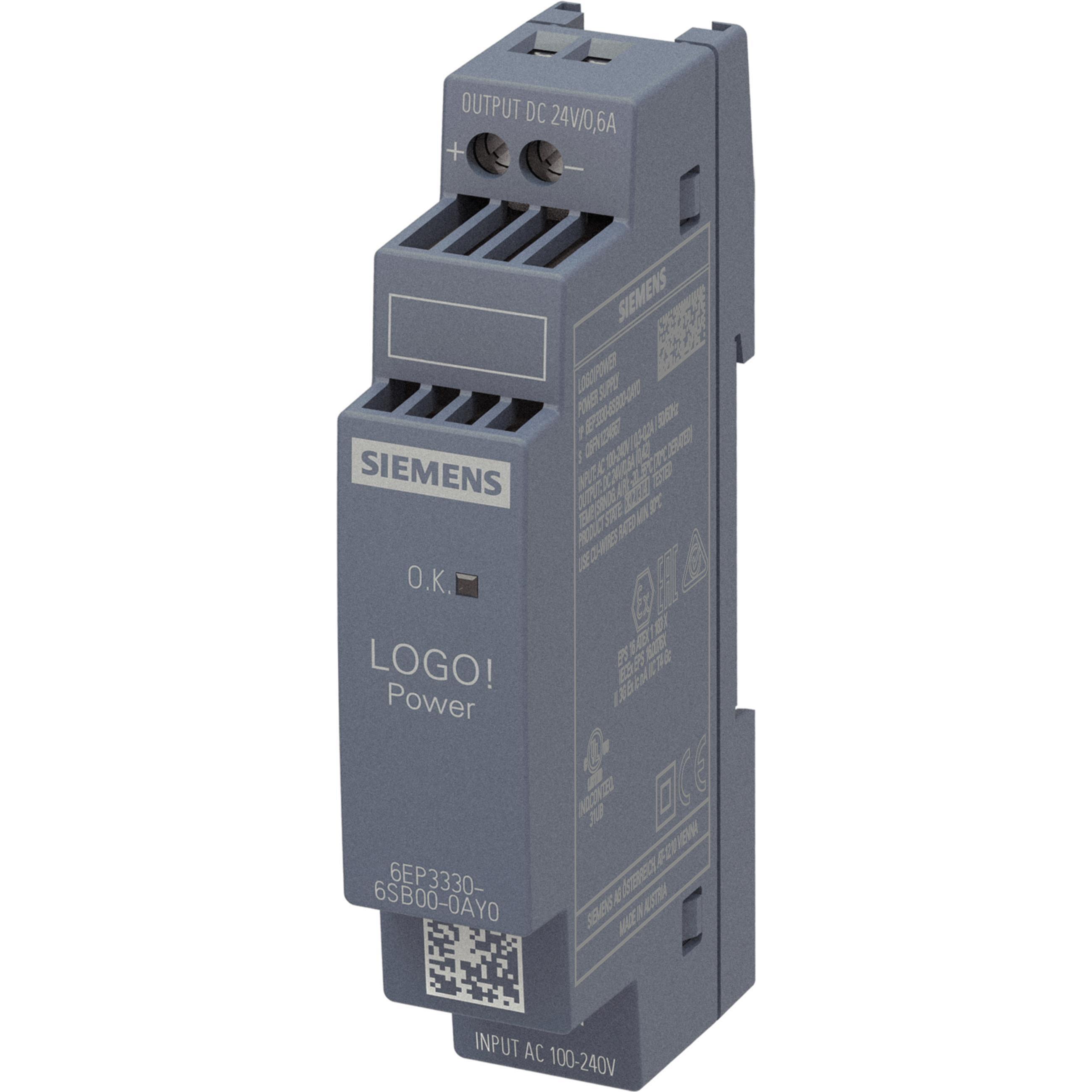 Siemens, Systemstromversorgung, LOGO!POWER 24 V / 0.6A