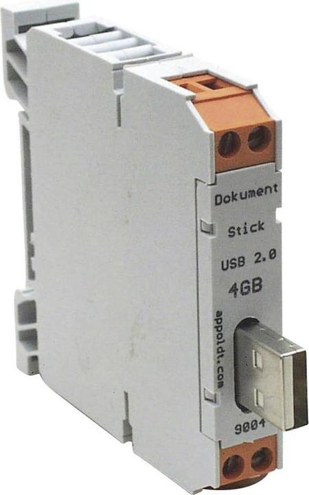 Produktbild Appoldt USB-Stick im Gehäuse für Hutschiene TS35