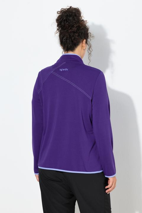 Produktbild Ulla Popken Funktions-Sweatjacke, Stehkragen, Langarm, recycelt (46, 48)