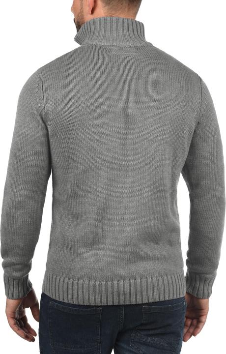 Immagine prodotto Solid Poul Cardigan Giacca In Maglia Grossa Maglieria Da Uomo Con Collo Alto (3XL)
