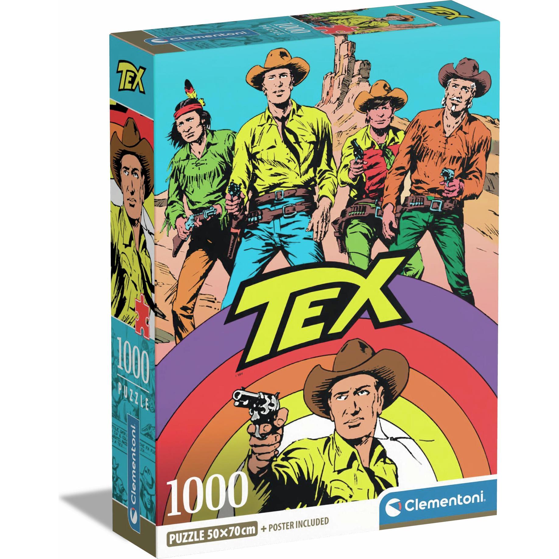 Clementoni Multicolore 1000 Pz - Tex (1000 Pezzi)