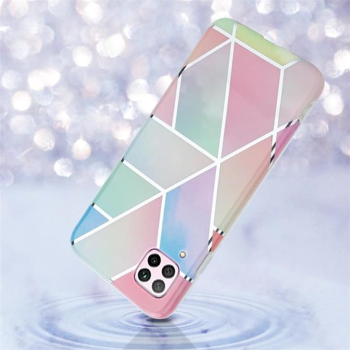 Image du produit Cadorabo Couverture IMD TPU Marbre coloré (Huawei Nova 7i, Huawei Nova 6 SE, Huawei P40 Lite)