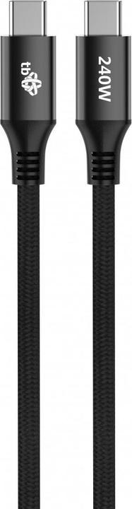 Image du produit Lenovo Câble USB C - USB C noir (1 m, USB 3.2 Gen 1, 240 W)