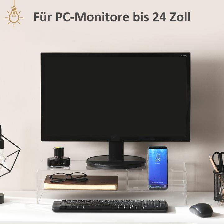 Produktbild Homcom Monitorständer mit Stauraum