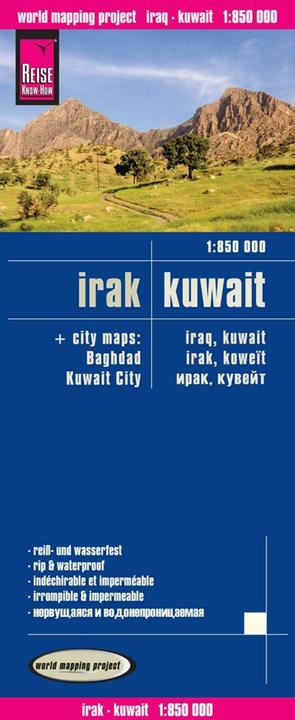 Actual product image Map Iraq, Kuwait 1 : 850.000