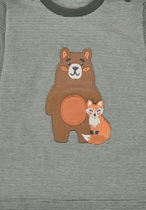 Actual product image Bondi Kleinkinder langarm Shirt Waldtiere (68)