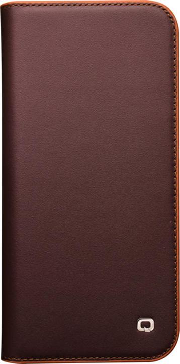 Immagine prodotto QiAlino Fourre Flip cuir véritable foncé mat (Apple iPhone 15 Pro)