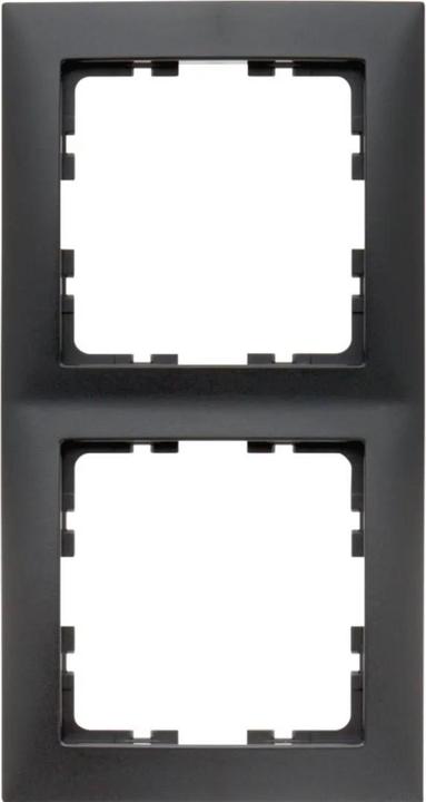 Produktbild Berker Ramme 2 modul S.1 antracit