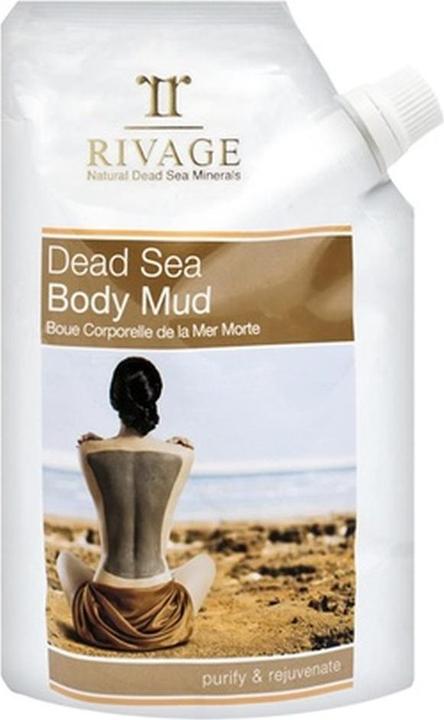 Rivage Natural Dead Sea Minerals Body Mud Pouch 500g - Reinigen und verjüngen mit authentischem Toten Meer