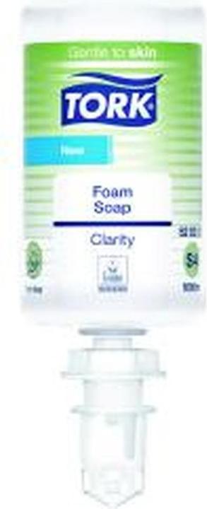 Immagine prodotto Tork 520201, Mani, Sapone in schiuma, Trasparente, 1000 ml, 1,03 kg, 92 mm (Sapone liquido, 1000 ml)