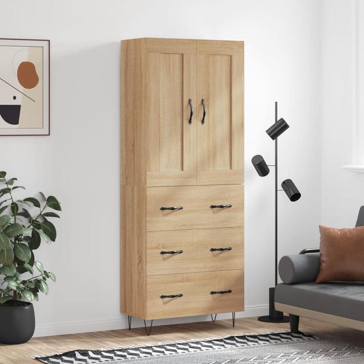 Image du produit vidaXL Highboard (34 x 34 x 180 cm)