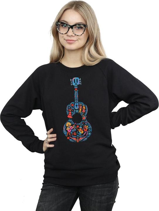 Immagine prodotto Disney Coco Guitar Pattern Felpa Donna (XL)