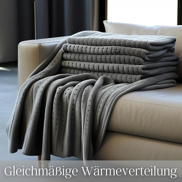 Produktbild Steinborg Heizdecke mit Timer und Fernbedienung