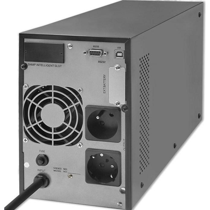 Thumbnail - Qoltec 53981 UPS / On line / 2kVA (2000 VA, 1600 W, Online-Doppelwandler USV), USV