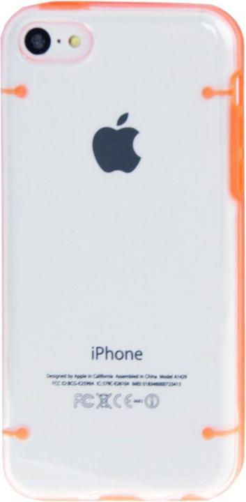 Actual product image König Design Protective cover Hard Case for mobile Apple iPhone 5C Orange (Apple iPhone 5c)