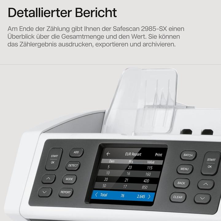 Actual product image Safescan 2985-SX (Bank note counter)